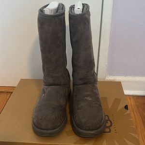 UGG CLASSIC TALL GREY